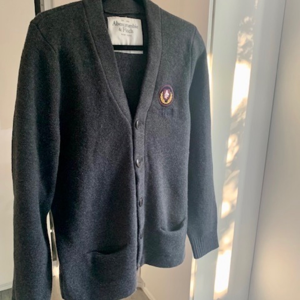 Abercrombie &Fitch XXL cardigan grey excellent
